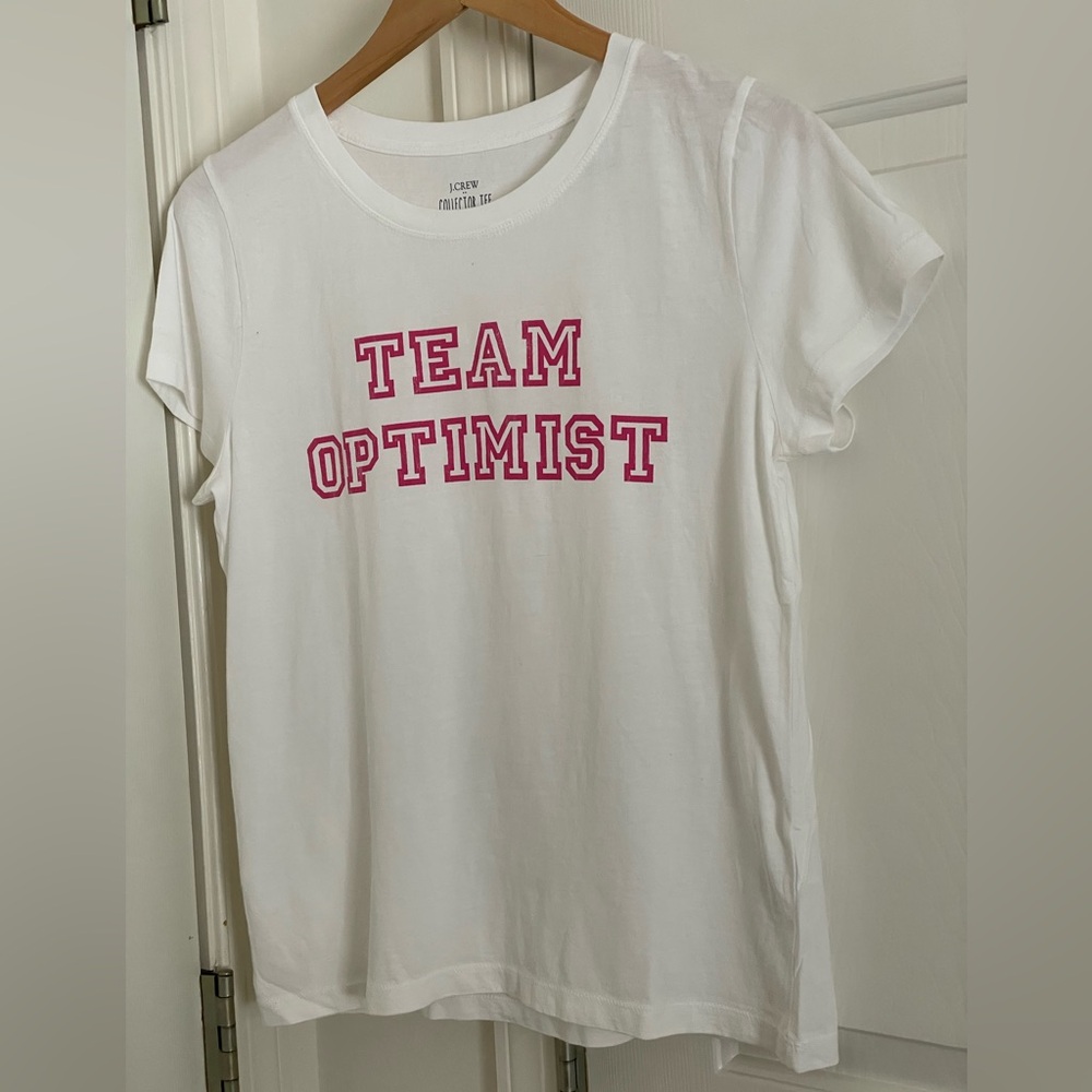 NWT J.Crew  “Team Optimist” Collector Tee (sz. M)